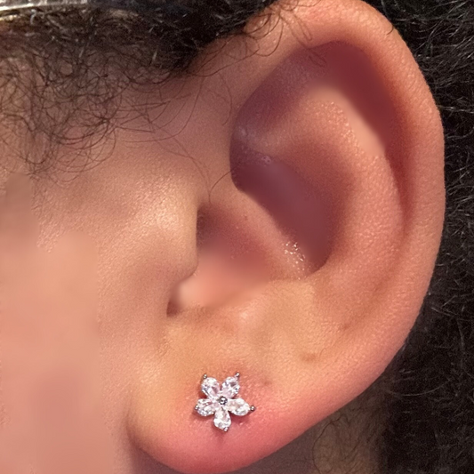 “Tiny” Flower Stud Earrings